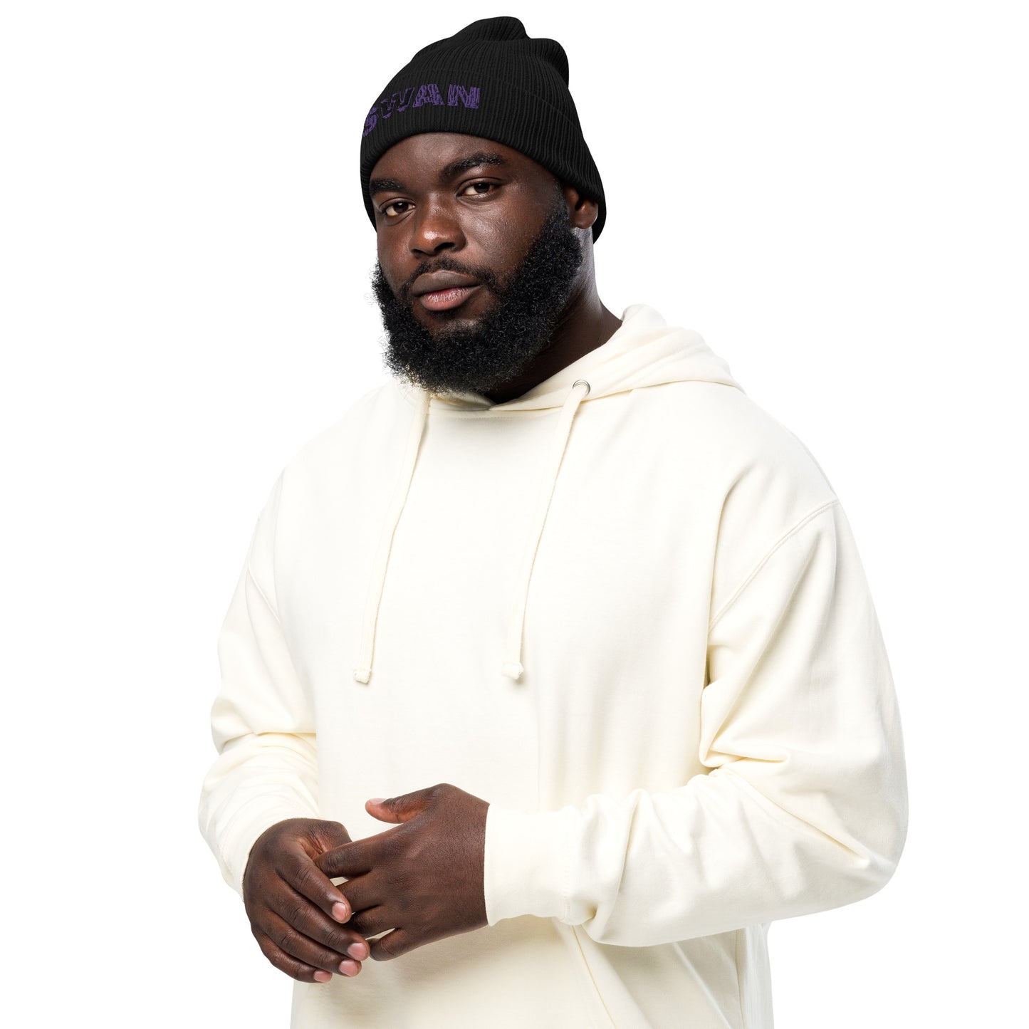 Organic ribbed beanie - SWAN SWAN EDITION