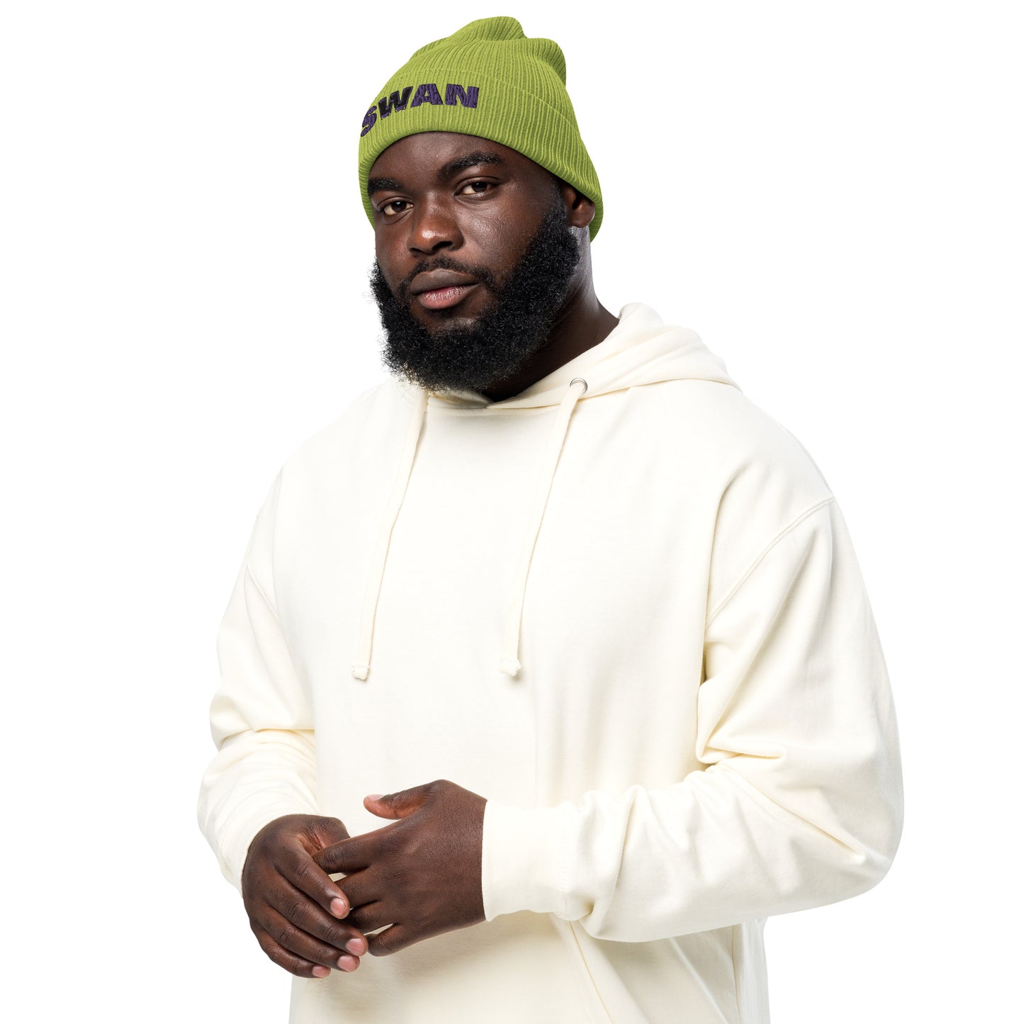 Organic ribbed beanie - SWAN SWAN EDITION