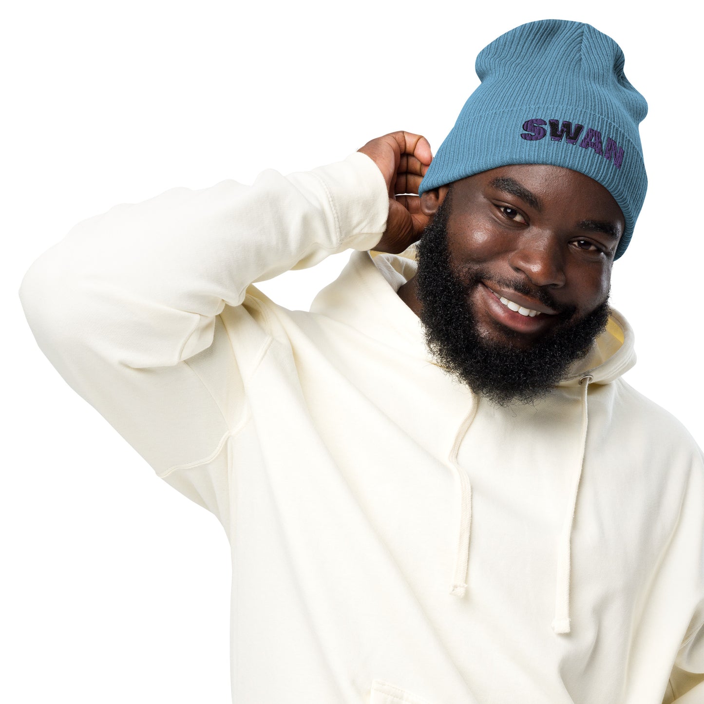 Organic ribbed beanie - SWAN SWAN EDITION