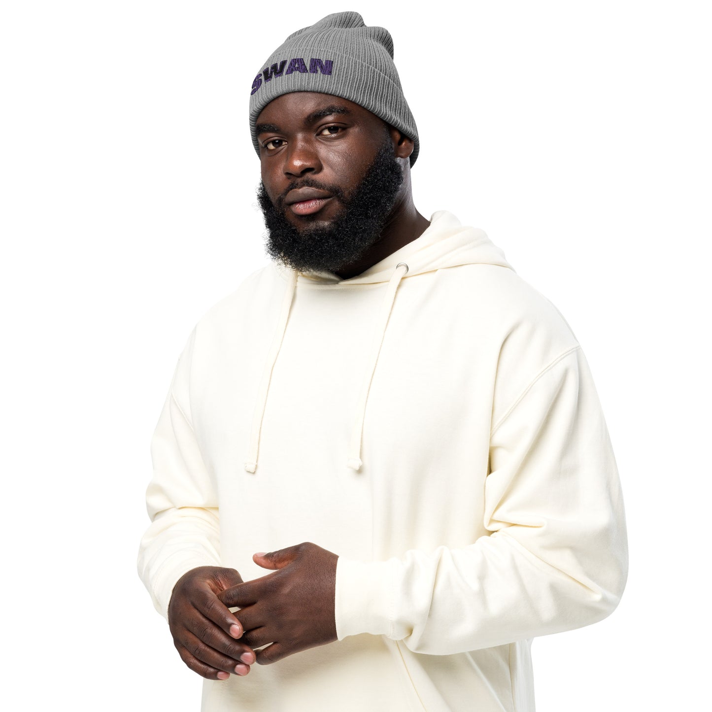 Organic ribbed beanie - SWAN SWAN EDITION