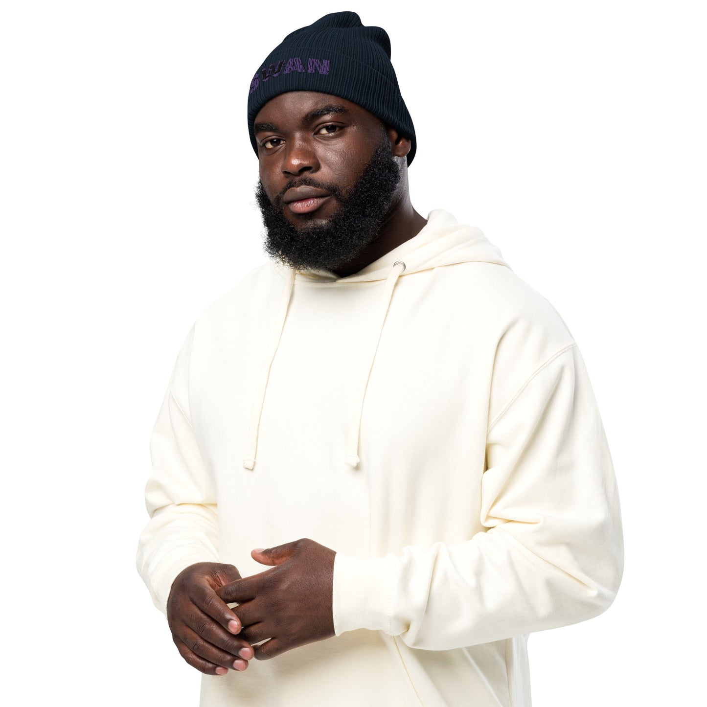 Organic ribbed beanie - SWAN SWAN EDITION